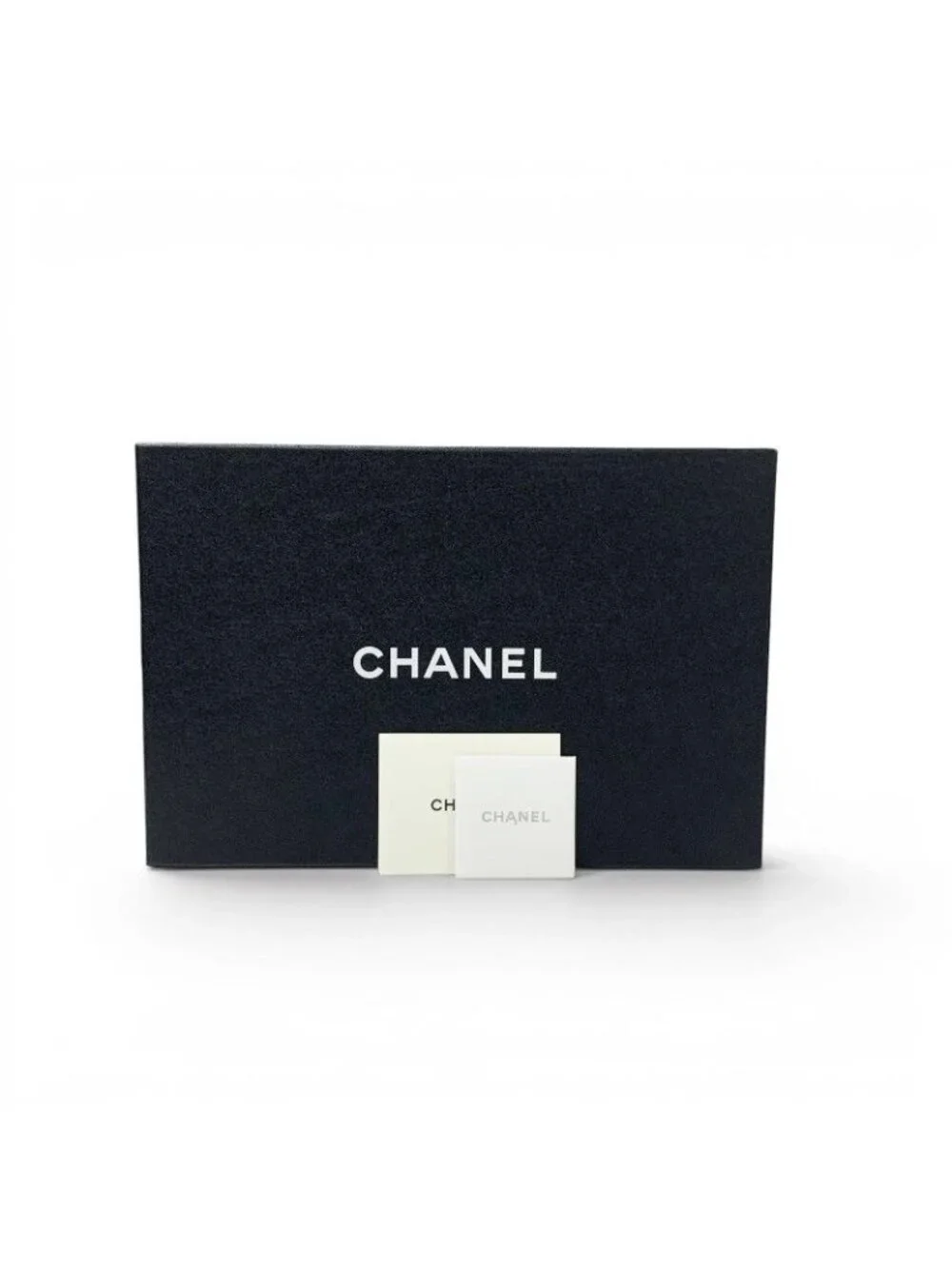 Chanel Sandals Shoes Patent Black Silver CC Logo Camellia Strap Thong